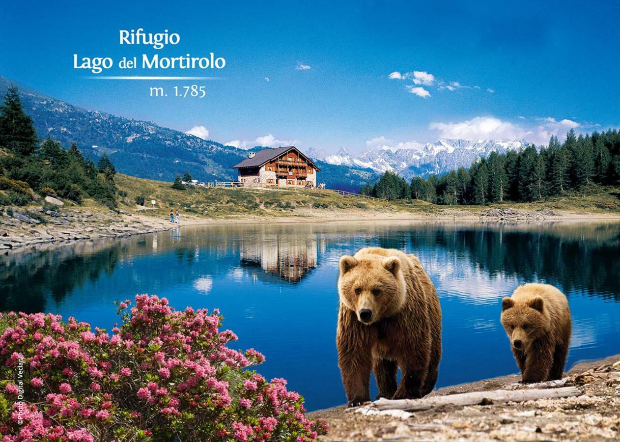 Rifugio Al Lago Del Mortirolo In Inverno Raggiungibile Solo A Piedi Monno Εξωτερικό φωτογραφία